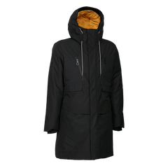 Trendy Down Parka Jacket With Contrast Lining - Universal Traveller SG