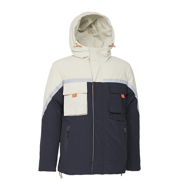 Active Down Parka Jacket With Reflective Print - Universal Traveller SG