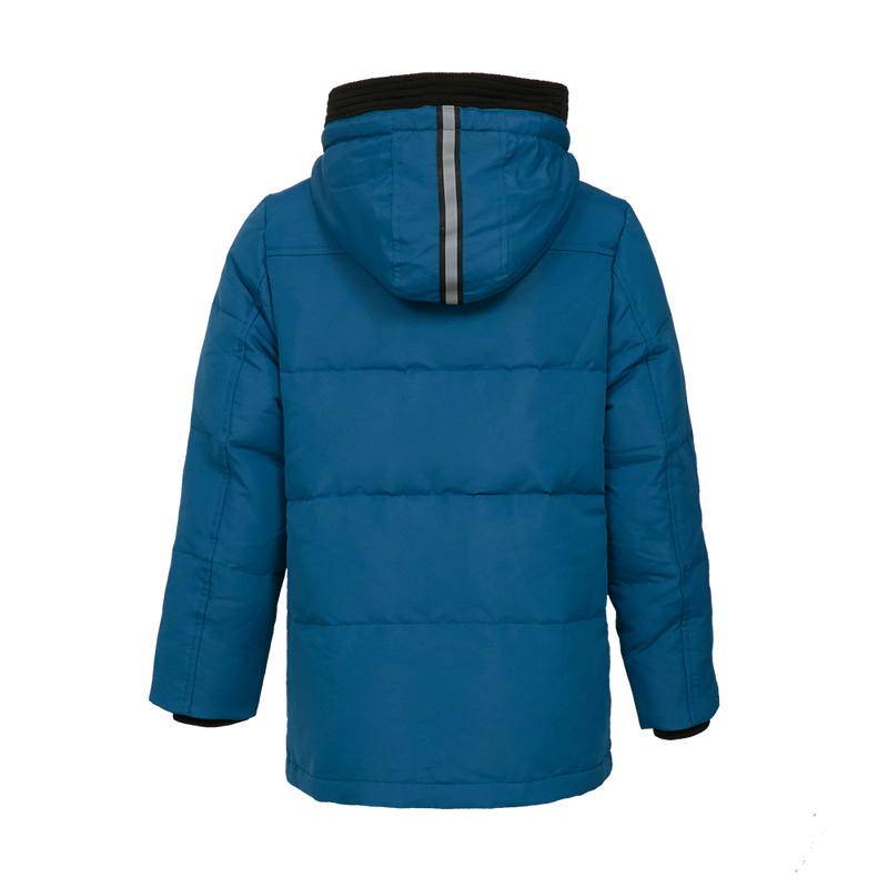 Kid’s Down Parka Jacket With Contrast Lining - Universal Traveller SG