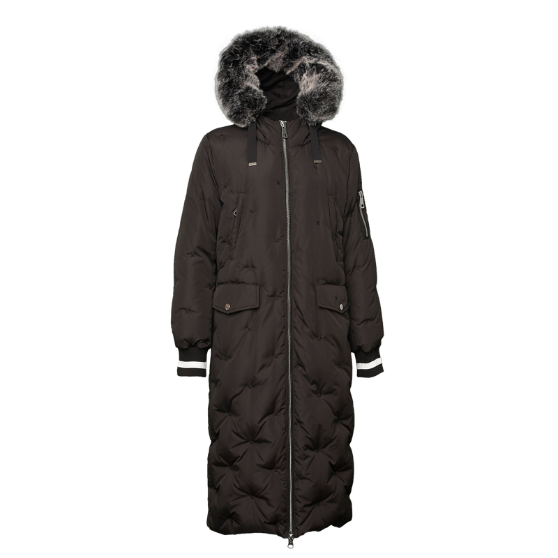 Full-Length Trendy Detailing Down Jacket