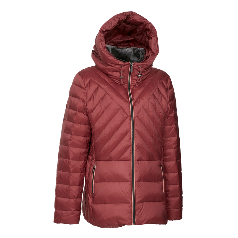 Classic Short Down Jacket with Foldable Hood - Universal Traveller SG