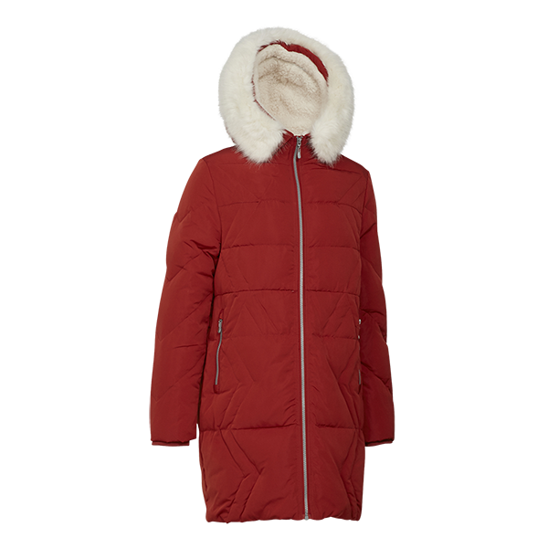 Fur lined 2025 down jacket