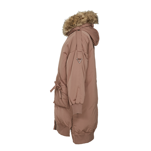 Down coats with 2025 faux fur hoods