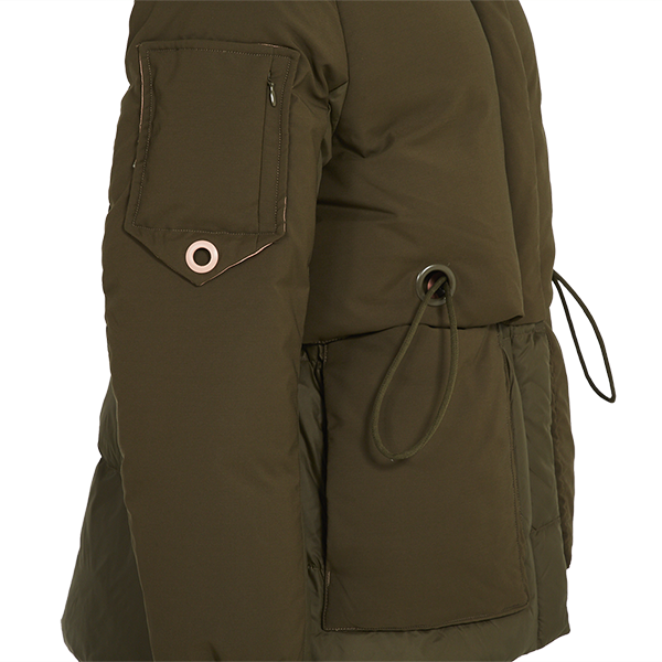 Short Trendy Down Jacket With Contrast Lining - Universal Traveller SG
