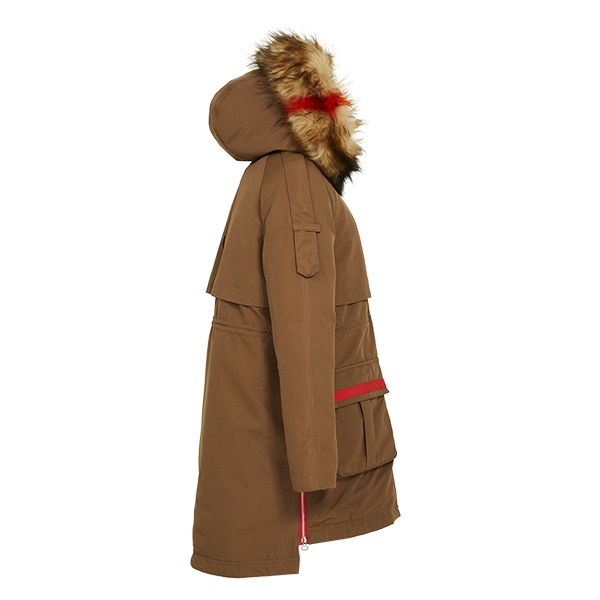 Down jacket with real 2025 fur hood