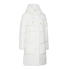 Down coat white online