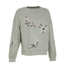Round Neck Fleece With Embroidery - Universal Traveller SG