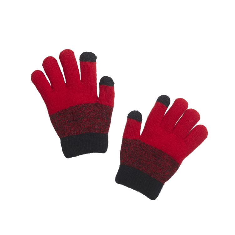 Boy Tone Knitted Gloves With Fleece lining