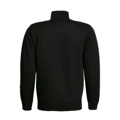 Henley Mock Neck With Zip Knitted Sweater - Universal Traveller SG