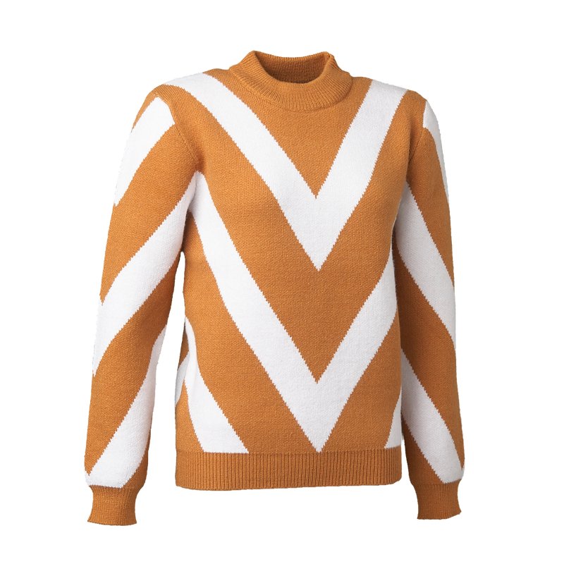 Chevron Knitted Sweater