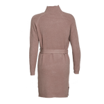 High Collar Knitted Sweater With Belt - Universal Traveller SG