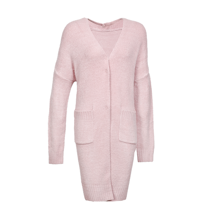 Oversized Knitted Cardigan With Pockets - Universal Traveller SG