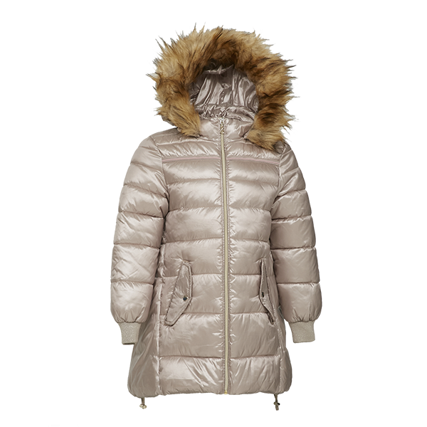 Gold sales padded jacket