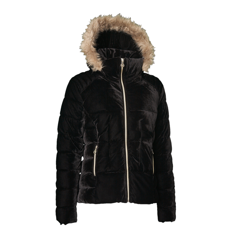 Glamorous Velvet Puffer Jacket Universal Traveller SG