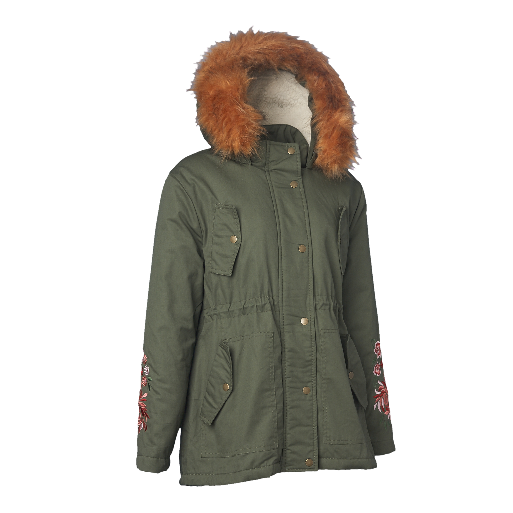 Puffa coats 2025 with fur hood