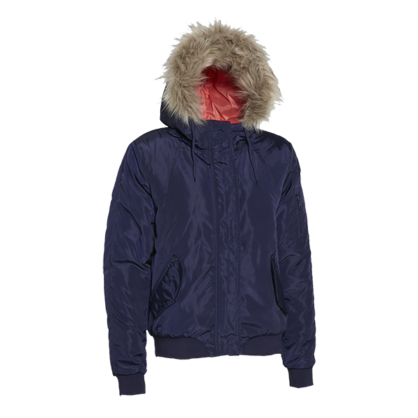 Fur lined 2025 padded coat