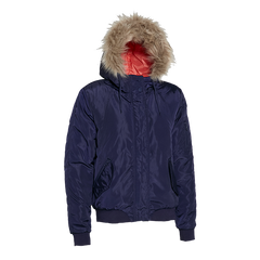 Puffer Jacket With Faux Fur Trim - Universal Traveller SG
