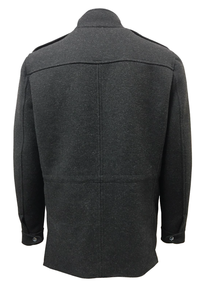 Wool blend utility jacket sales