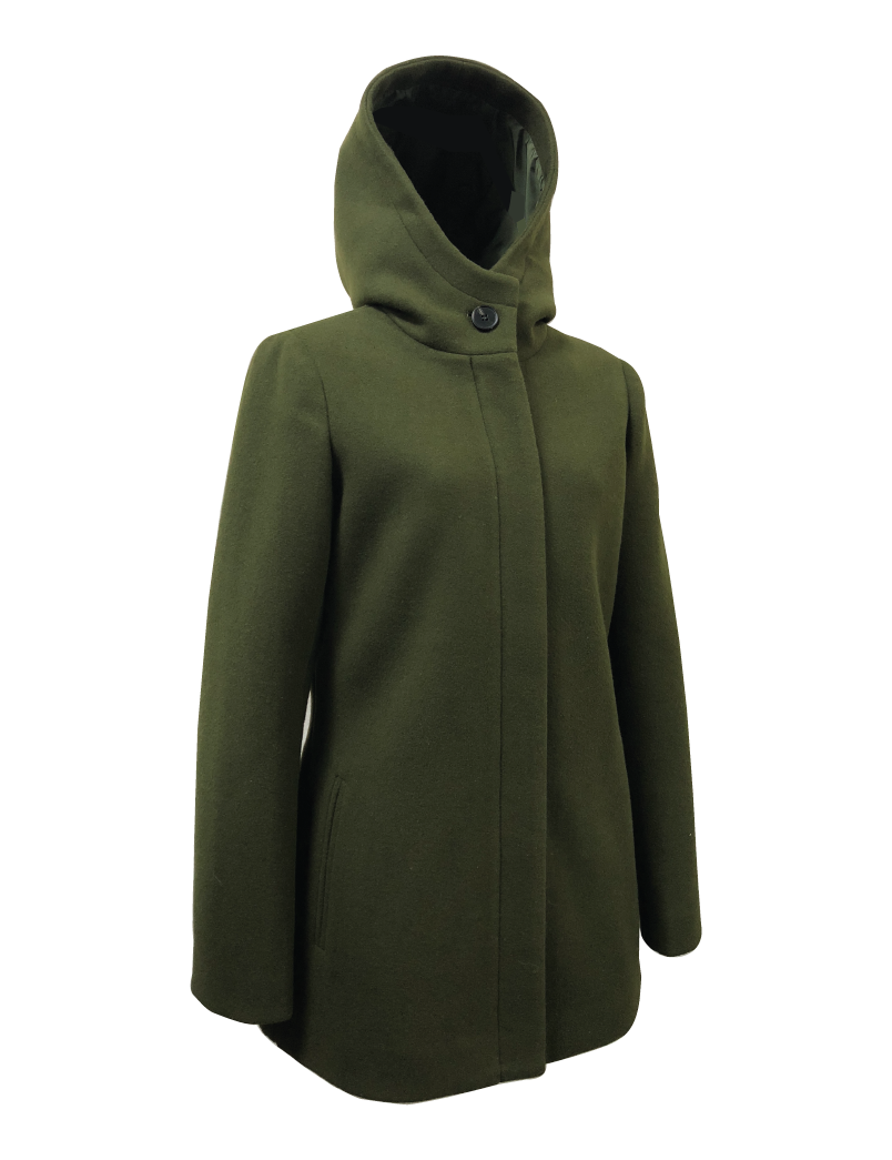 HOODED ZIP FRONT COAT - Universal Traveller SG