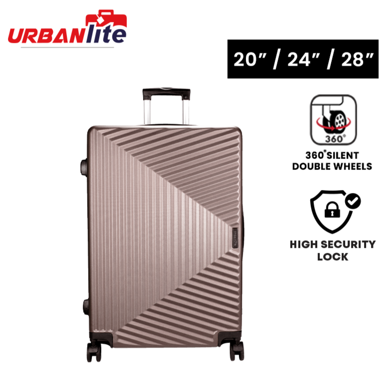 URBANlite Trapez  20"/24"/28" | 8-Wheel Spinner | Anti-Scratch | Hard Case Luggage - Universal Traveller SG