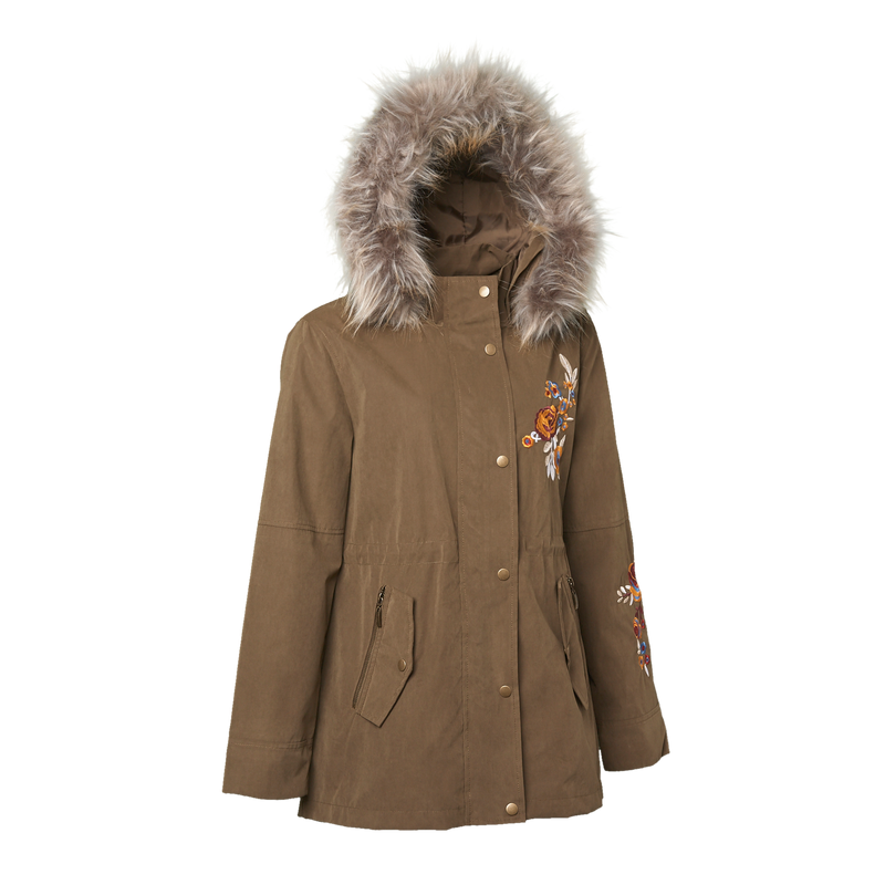 Fur winter 2025 jacket womens