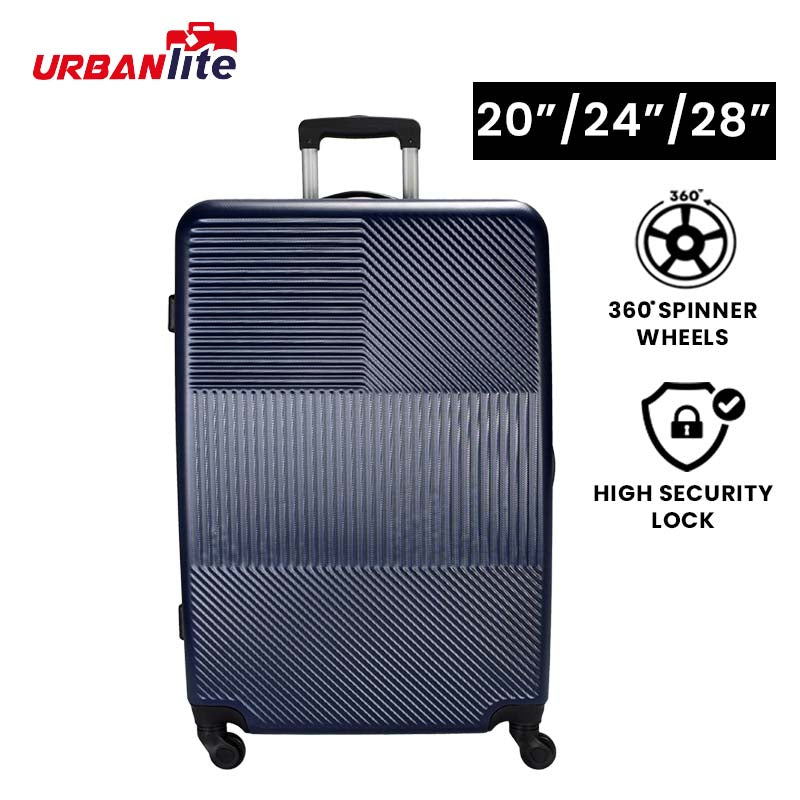 URBANlite Ray 20"/24"/28" | 4-Wheel Spinner | Anti-Scratch | Hard Case Luggage - Universal Traveller SG