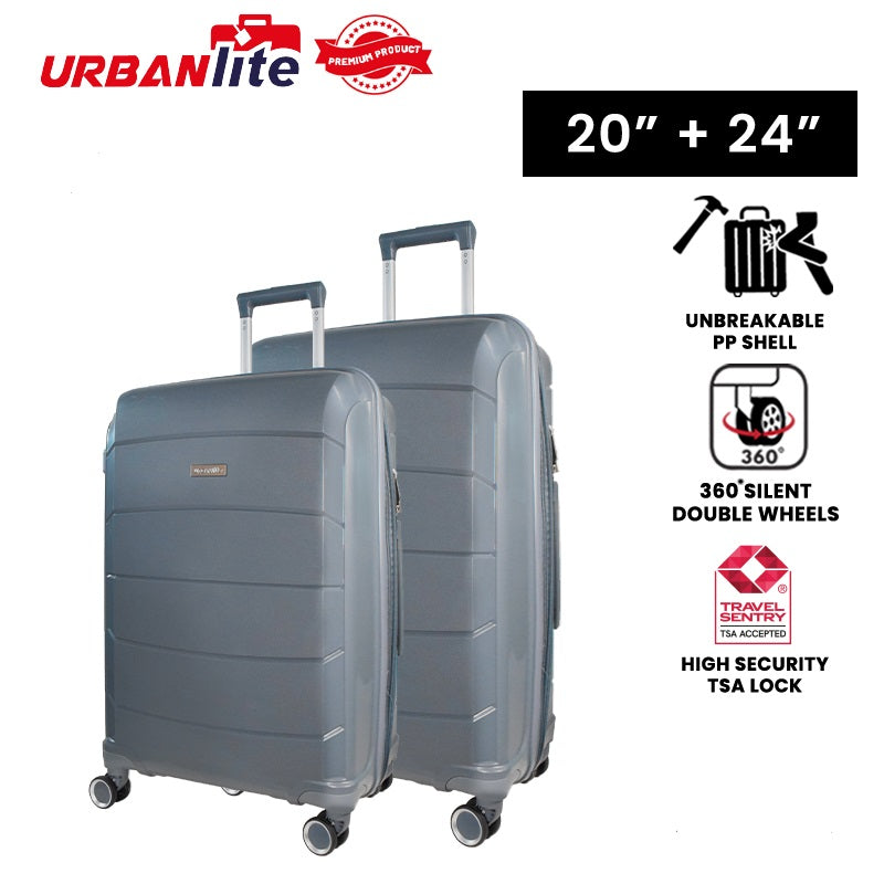 URBANlite Ridge 20"+24" Bundle | 8-Wheel Spinner | TSA Lock I Expandable | Hard Case Luggage