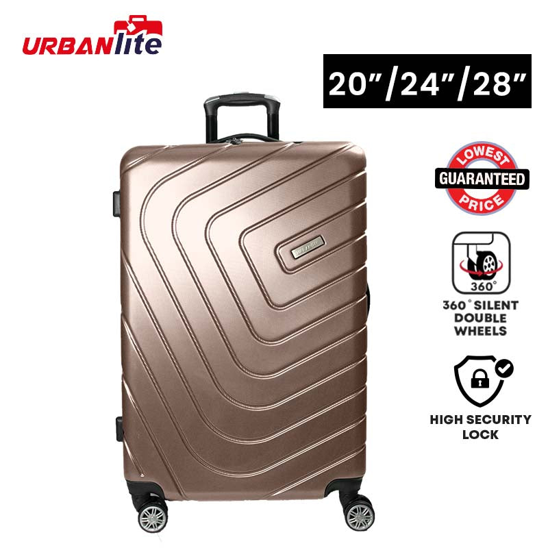 URBANlite Rayer 20"/24"/28" | 8-Wheel Spinner | Anti-Scratch | Hard Case Luggage - Universal Traveller SG