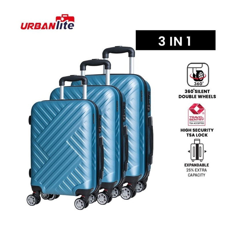 URBANlite WEAVE  20"+24"+28 Bundle 360° 8-Wheel Spinner | TSA Lock I Expandable |Hard Case Luggage
